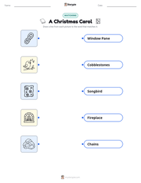 A Christmas Carol printable worksheet preview