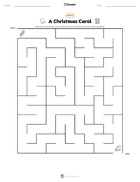 A Christmas Carol printable worksheet preview