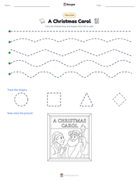 A Christmas Carol printable worksheet preview