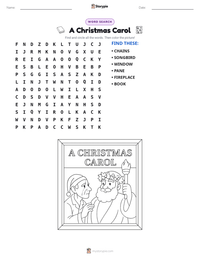 A Christmas Carol printable worksheet preview