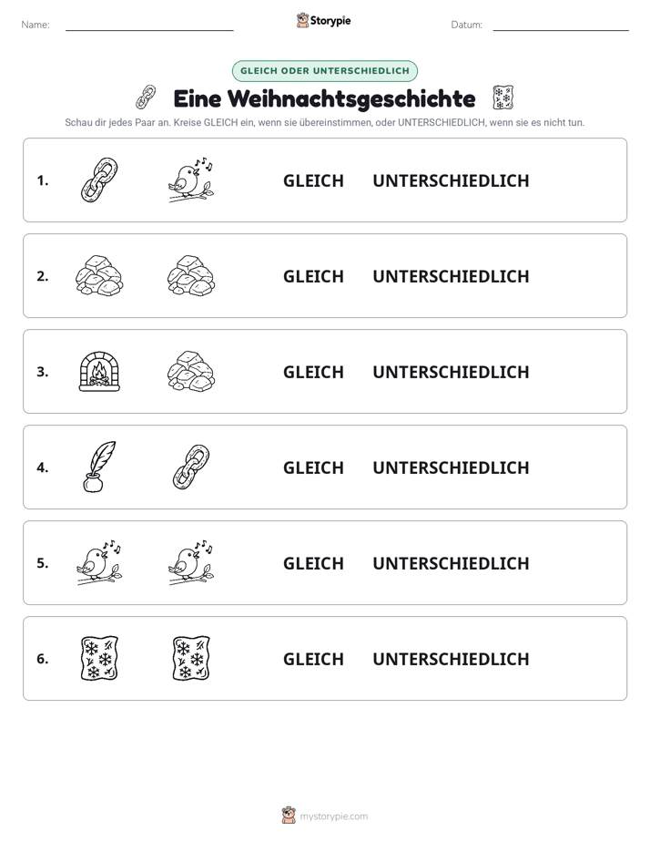 Gleich oder Anders