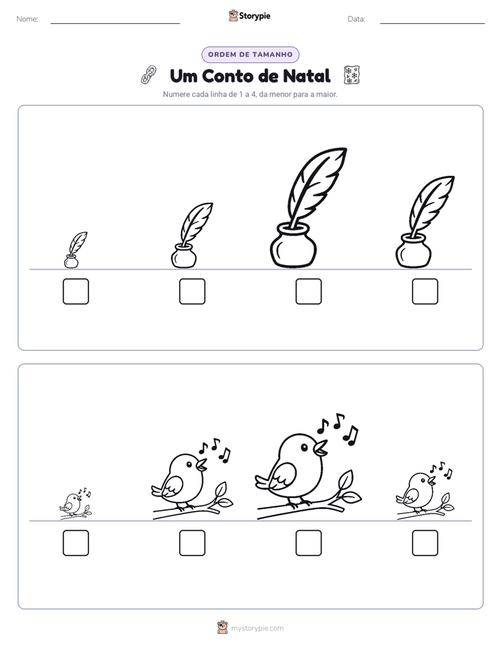 Ordem de Tamanho