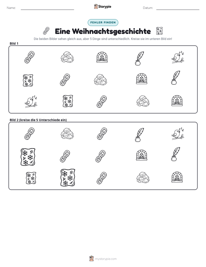 Finde den Unterschied