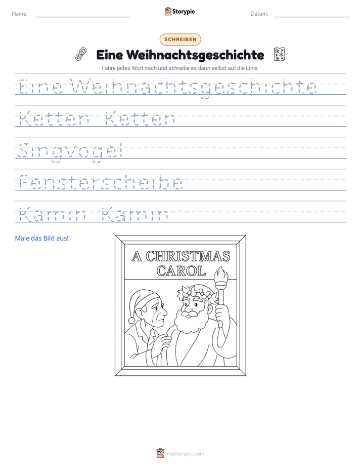 Schreibübung