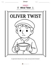 Oliver Twist druckbare Arbeitsblatt Vorschau