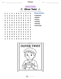 Anteprima della scheda stampabile di Oliver Twist