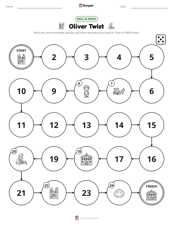 Roll & Move Game