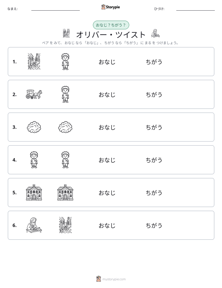 同じか違うか