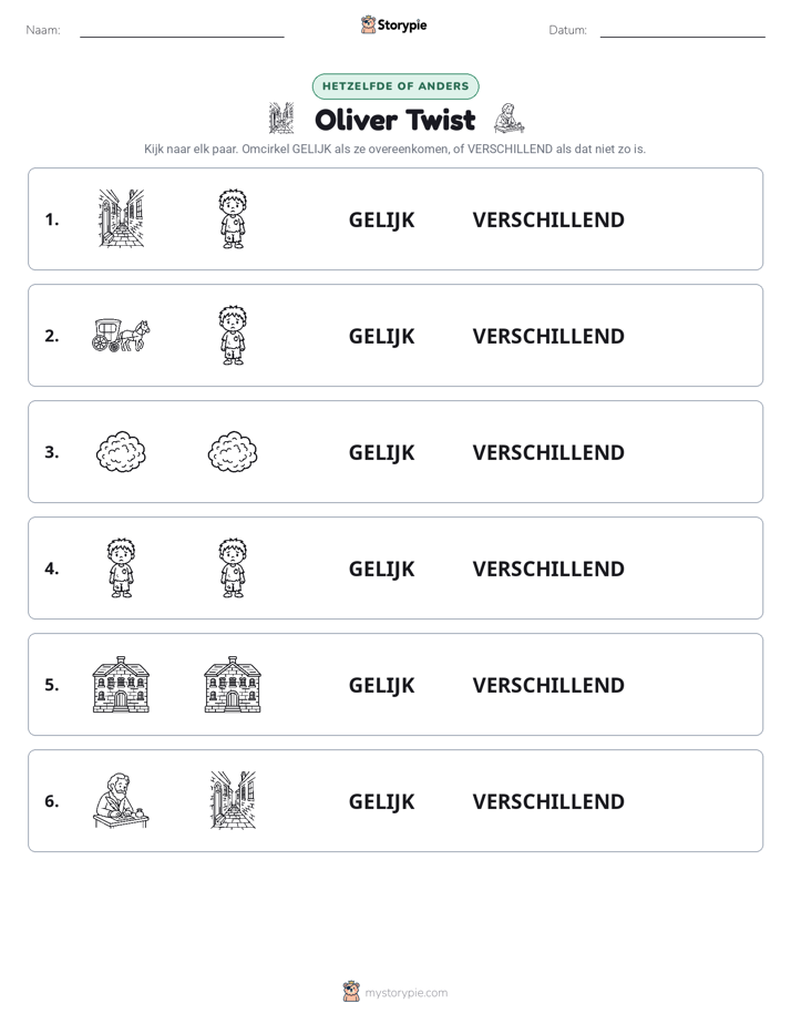 Zelfde of Verschillend