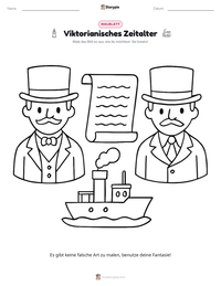 Viktorianisches Zeitalter druckbare Arbeitsblatt Vorschau