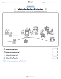 Viktorianisches Zeitalter druckbare Arbeitsblatt Vorschau