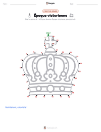 Aperçu de la feuille de travail imprimable Époque victorienne