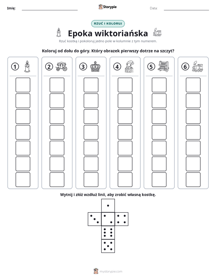 Rzuć i koloruj