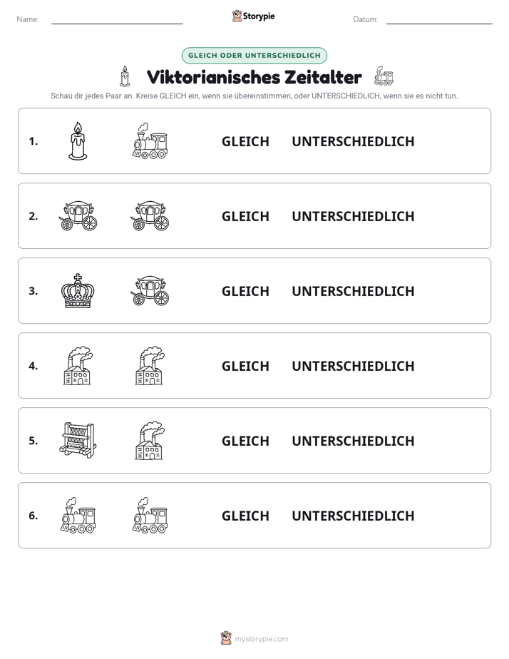 Gleich oder Anders