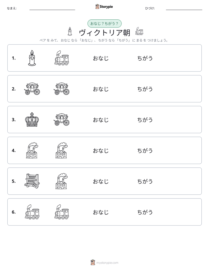 同じか違うか