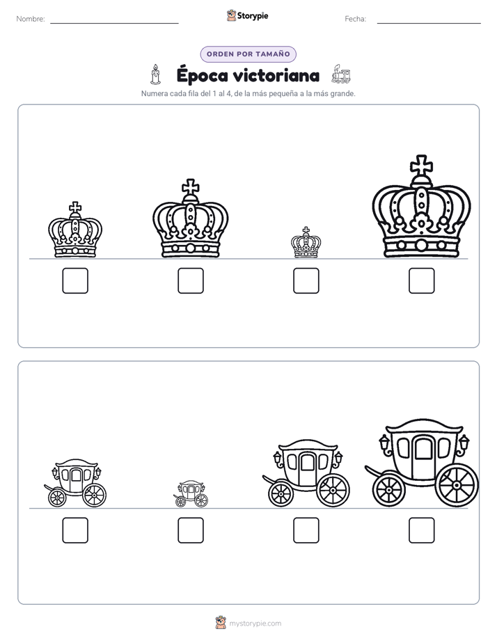 Orden de Tamaños