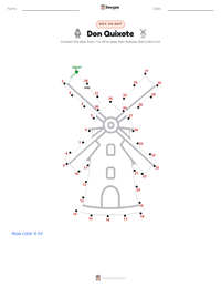 Don Quixote printable worksheet preview