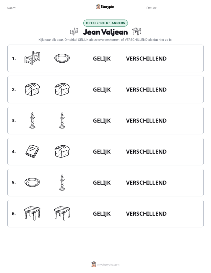 Zelfde of Verschillend