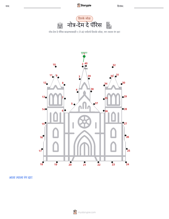 बिंदू जोडणे