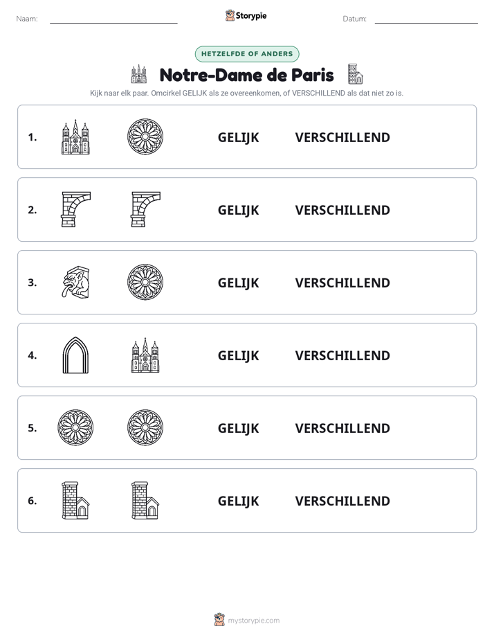 Zelfde of Verschillend