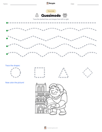 Quasimodo printable worksheet preview