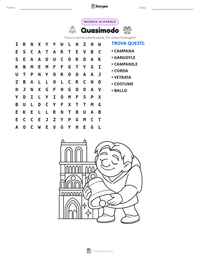 Anteprima della scheda stampabile di Quasimodo
