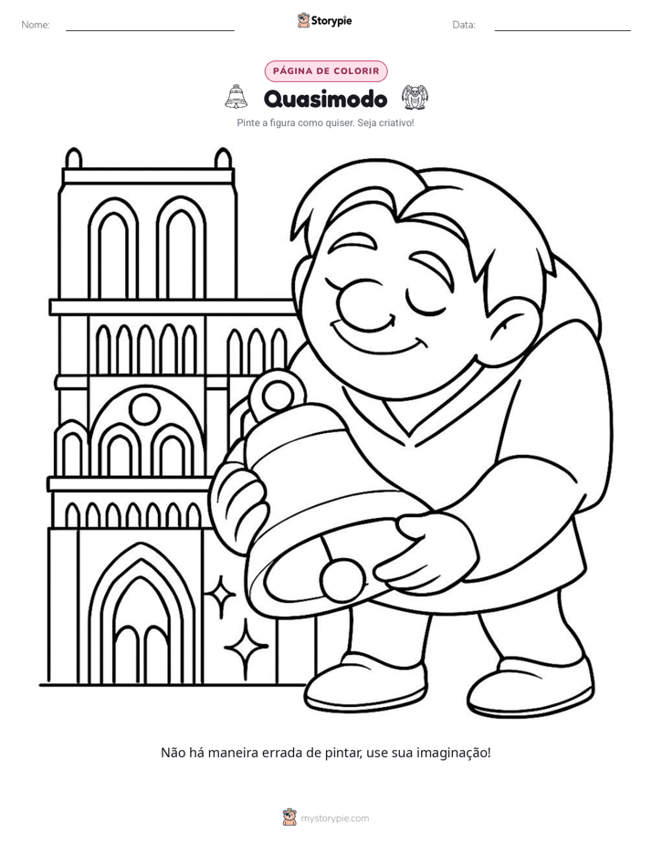 Página para colorir