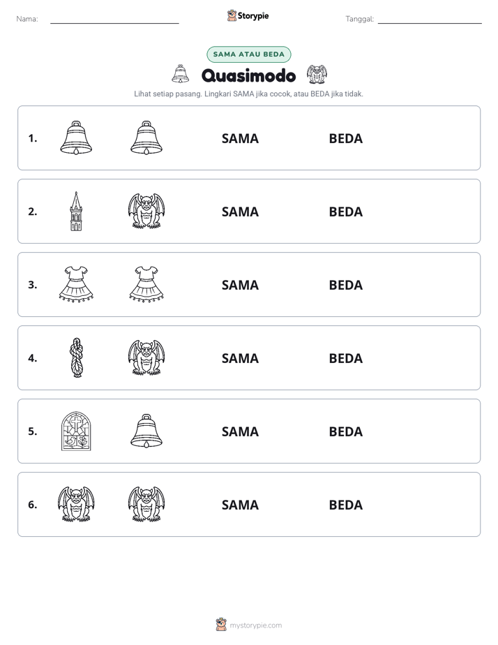 Sama atau Berbeda