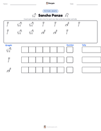 Sancho Panza printable worksheet preview