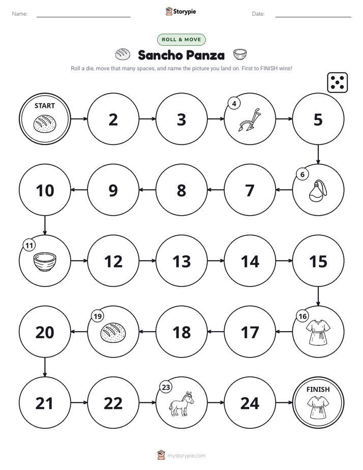 Roll & Move Game