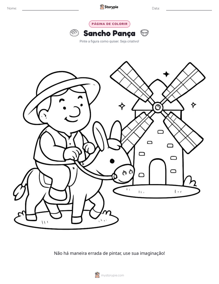 Página para colorir