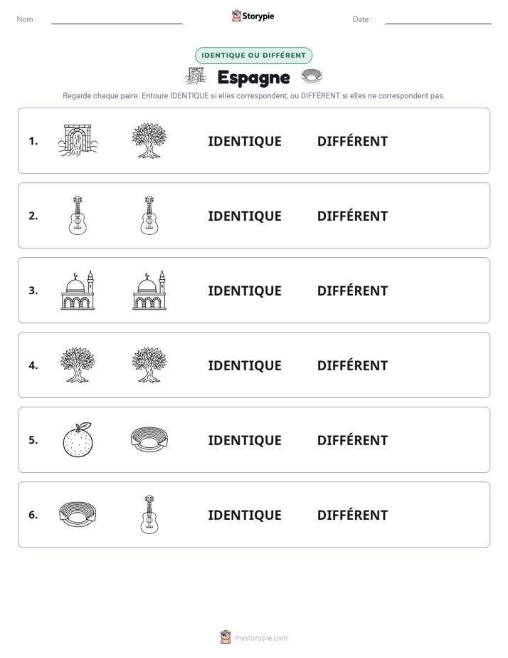 Identique ou Différent