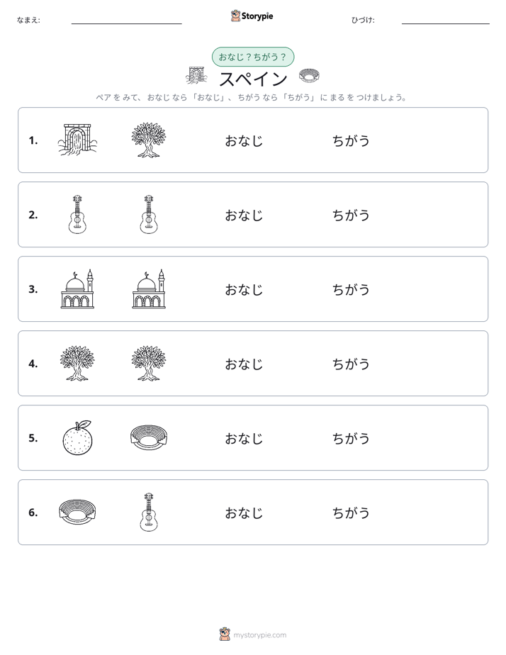 同じか違うか