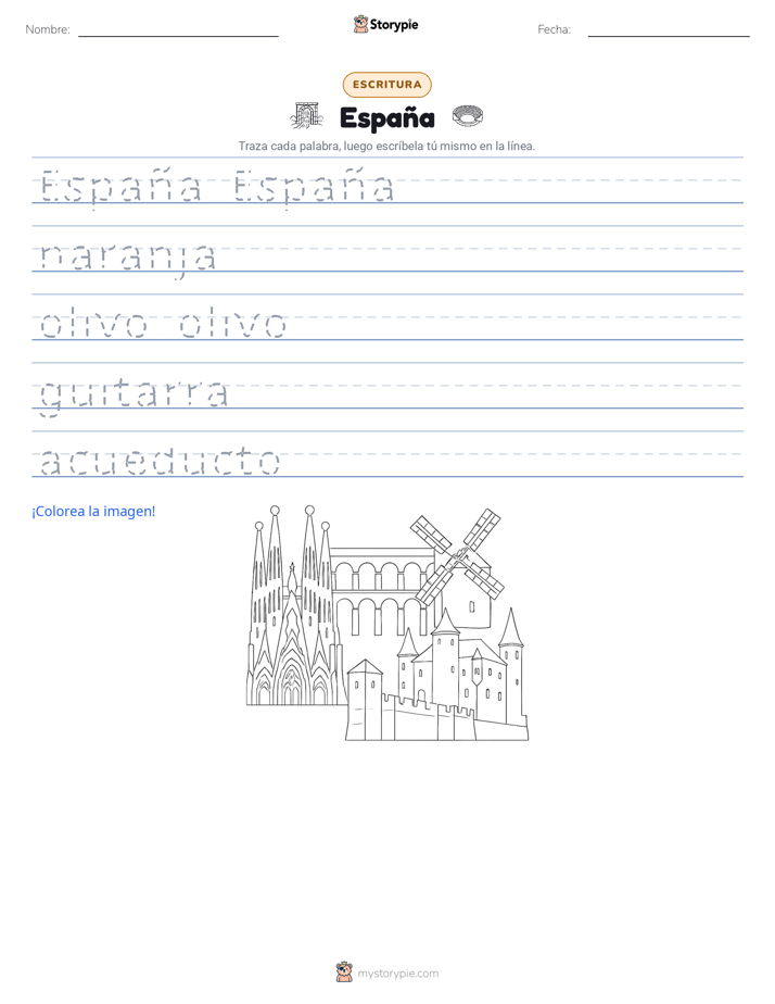 Práctica de Escritura