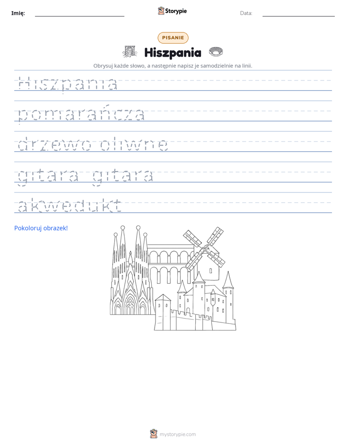 Ćwiczenie Pisania