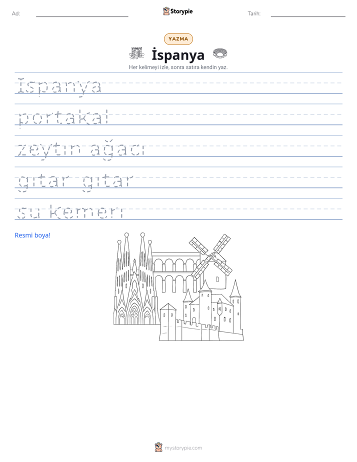 Yazma Pratiği