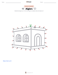 Algiers afdrukbare werkblad voorbeeld