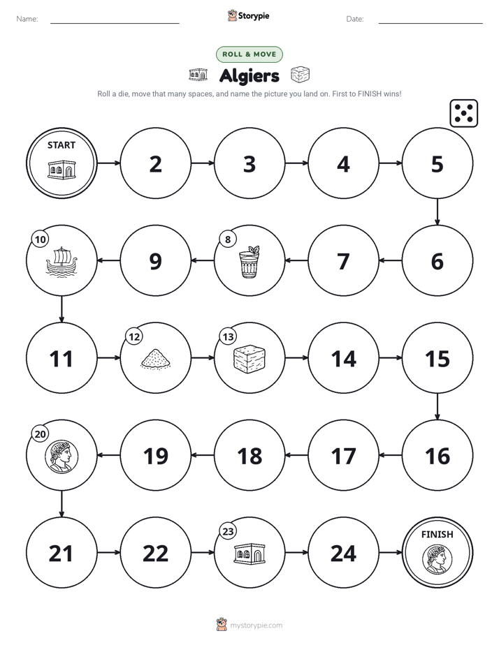 Roll & Move Game