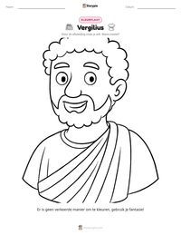 Vergilius afdrukbare werkblad voorbeeld