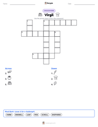 Virgil printable worksheet preview