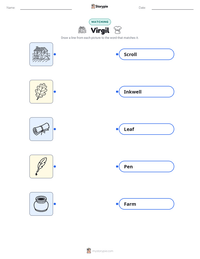 Virgil printable worksheet preview