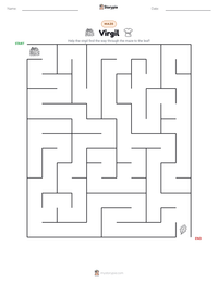Virgil printable worksheet preview