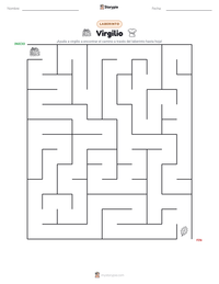 Vista previa de la hoja de trabajo imprimible de Virgilio
