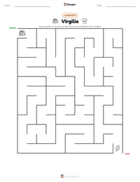 Anteprima della scheda stampabile di Virgilio