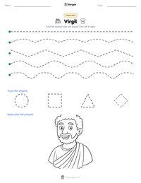 Virgil printable worksheet preview