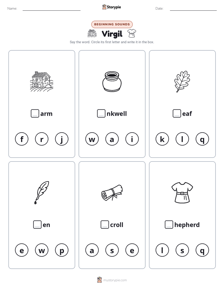 Beginning Sounds