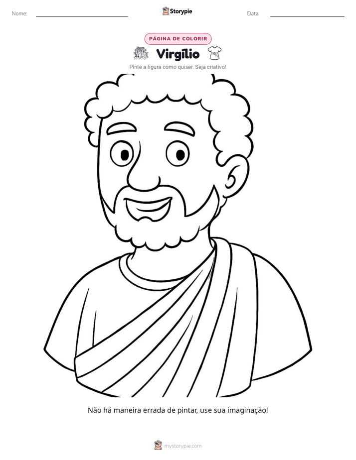 Página para colorir