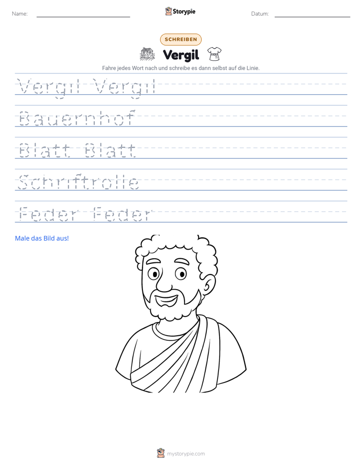 Schreibübung
