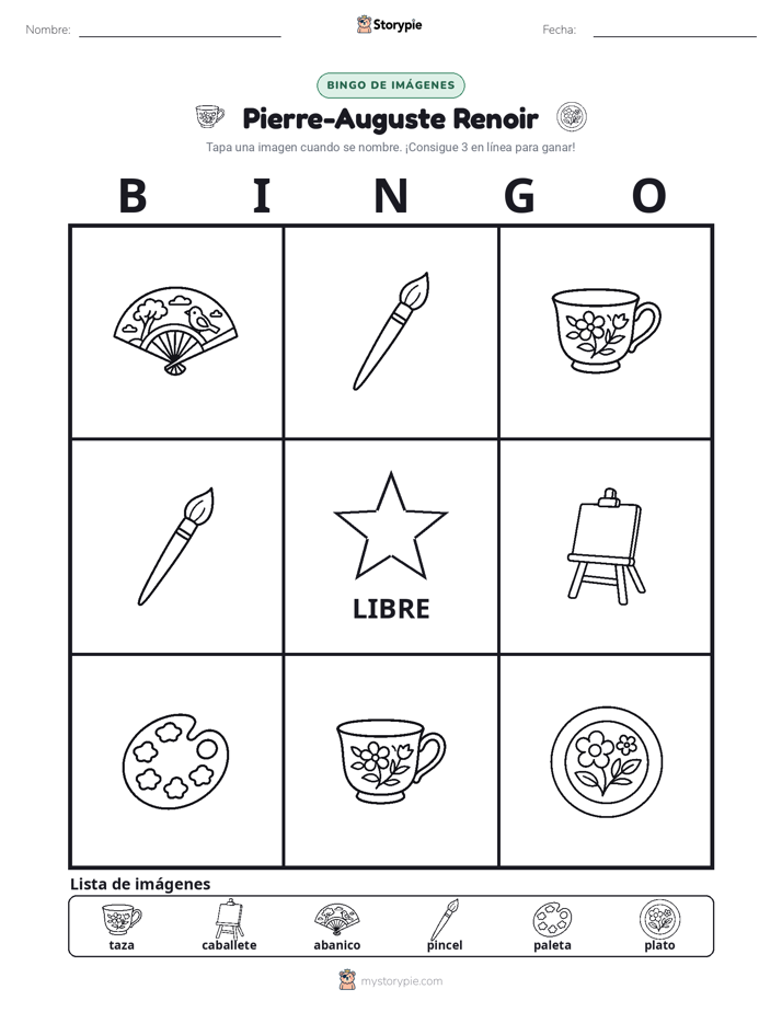 Bingo de Imágenes