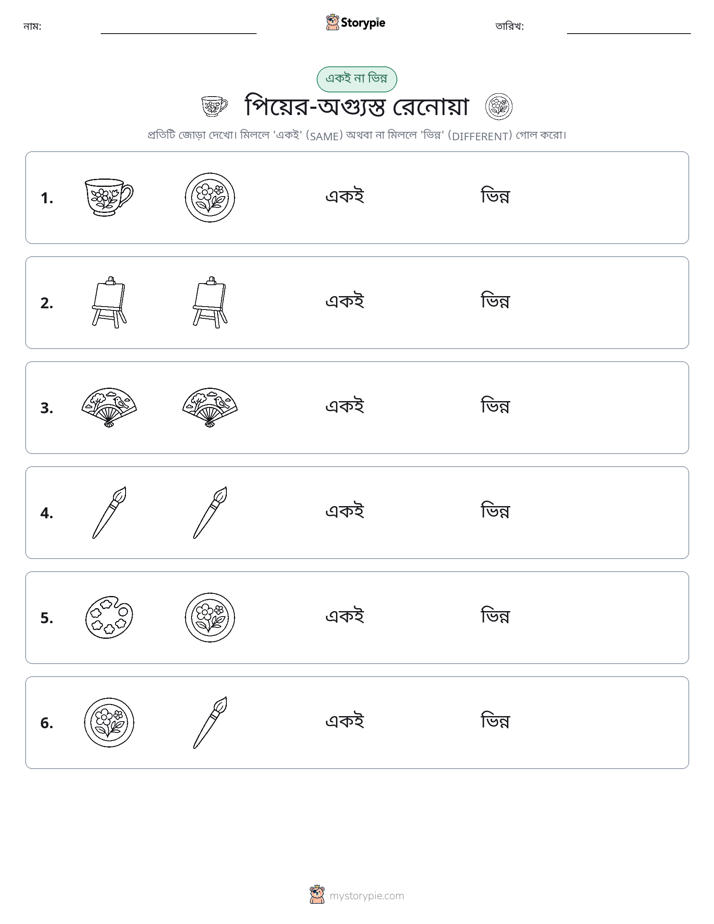 একই বা ভিন্ন